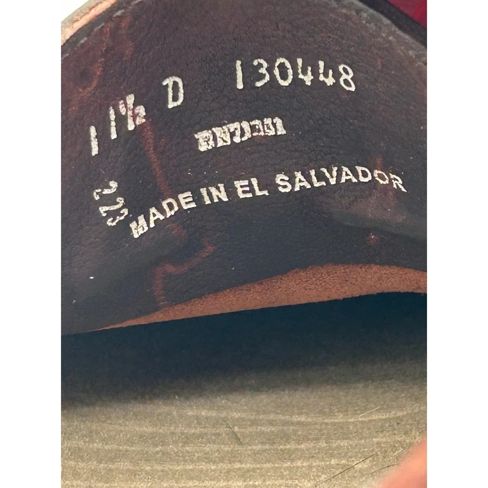 LL Bean Men Handsewn Moccasins Dark Brown Leather Boat Shoes Sz 11.5 D 130448